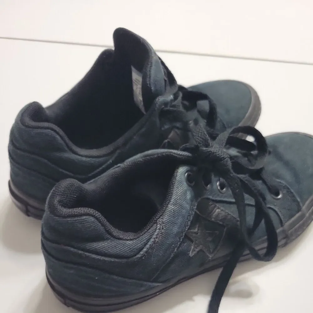 Converse Unisex Kids Youth 2 Chuck Taylor All Star Sneakers Shoes‎ Black Low Top